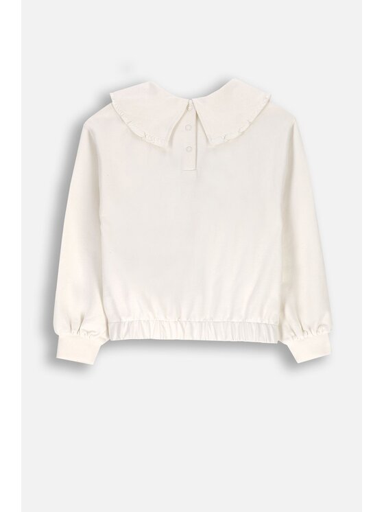 Coccodrillo Coccodrillo Bluza ZC4132101AGK-003 Écru Regular Fit