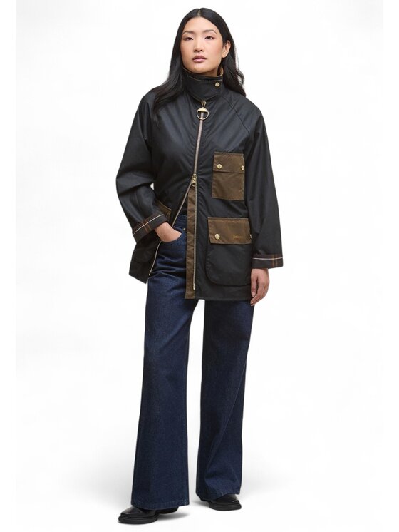Barbour Barbour Cappotto q-dav-59568 Nero Regular Fit
