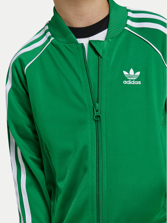 adidas adidas Trenerka adicolor SST IY4791 Zelena Regular Fit