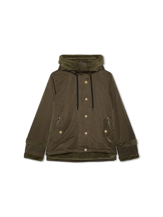 Fiorella Rubino Fiorella Rubino Giubbotto piumino F097T001536N035 Verde Regular Fit