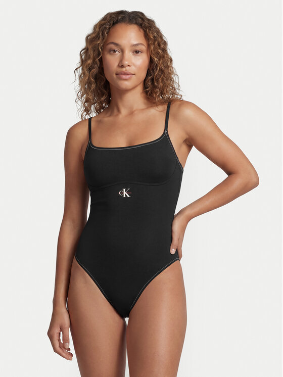 Calvin Klein Swimwear Calvin Klein Swimwear Бански костюм LV00Q61217 Черен