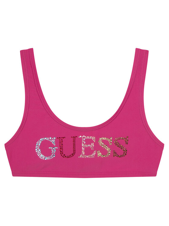 Guess Guess Бански костюм J6GZ28 KCA60 Тъмнорозов
