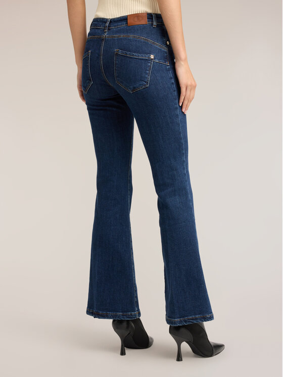 Motivi Motivi Jeansy P427Q004322N034 Niebieski Flare Fit