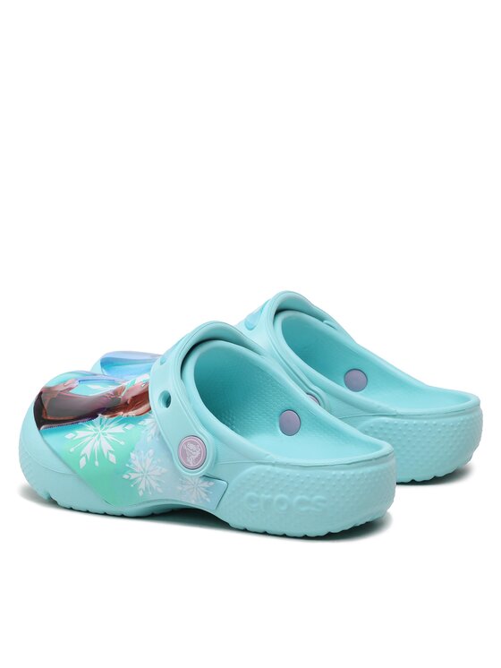 Crocs Crocs Klapki FROZEN Fldisneyfrozenllclog K 207465 Niebieski