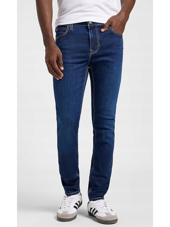 Lee Lee Jeansy Malone Niebieski Skinny Fit