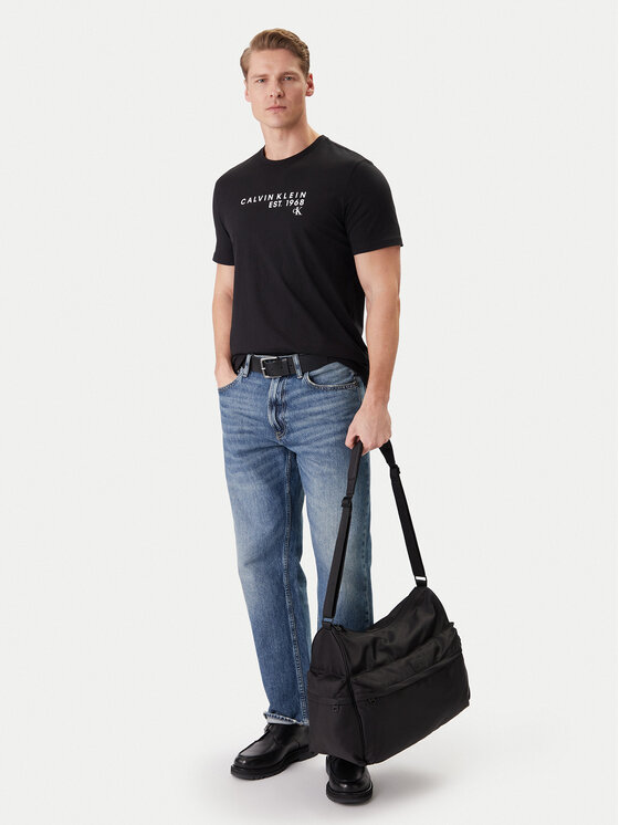 Calvin Klein Jeans Calvin Klein Jeans Tricou LV04RF800G Negru Classic Fit