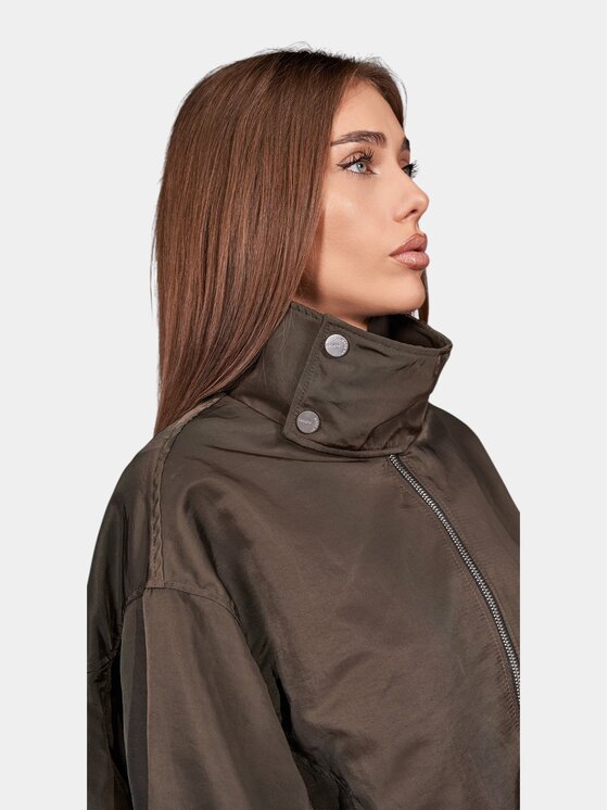 MADE BY SOCIETY MADE BY SOCIETY Kurtka anorak Kael - J27715 Brązowy Basic Fit