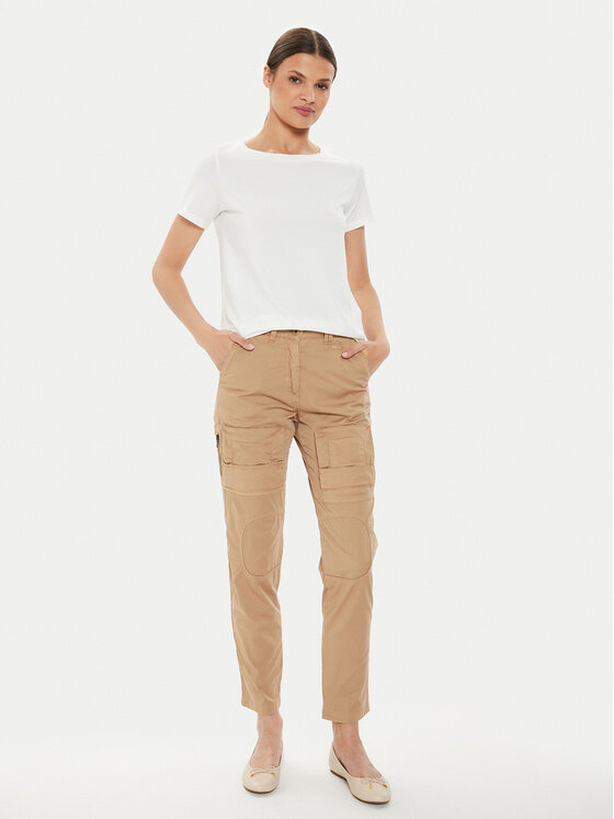 Aeronautica Militare Aeronautica Militare Stoffhose 241PA1589DCT3307 Beige Regular Fit