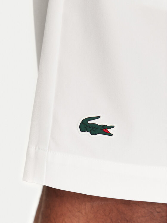 Lacoste Lacoste Teniške kratke hlače GH7452 Bela Regular Fit