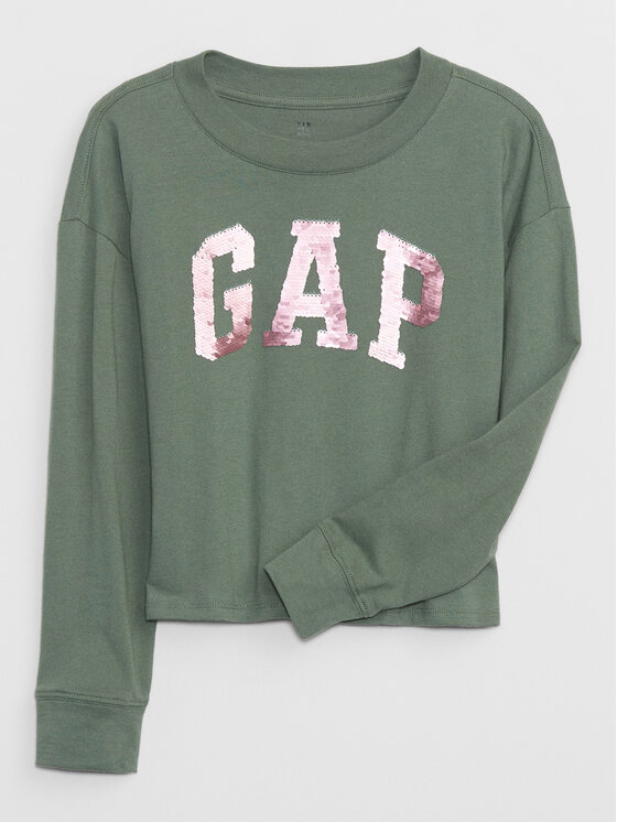 Gap Mikina 788206-02 Zelená Regular Fit