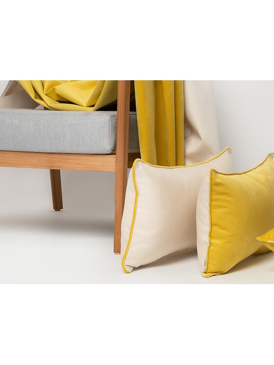 Doram design Doram design Poduszka dekoracyjna Poduszka dekoracyjna dwustronna Magenta 50x30 Żółty