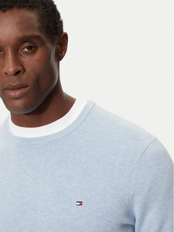 Tommy Hilfiger Tommy Hilfiger Πουλόβερ Essential MW0MW14748 Γαλάζιο Regular Fit