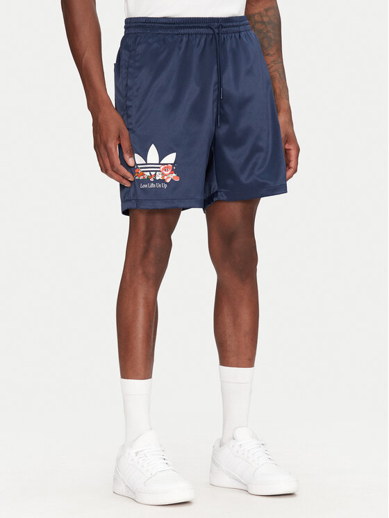 adidas adidas Pantaloni scurți sport Q2 Made By Nelson Sprinter JD0719 Bleumarin Regular Fit