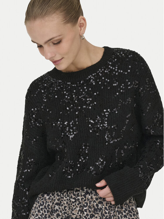 ONLY ONLY Svetr Alta 15353230 Černá Regular Fit