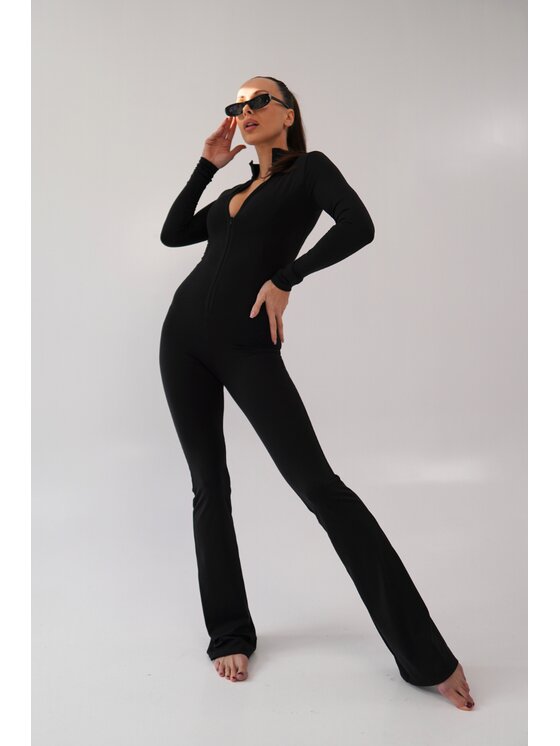 Chiara Wear Chiara Wear Kombinezon SLIM Czarny Slim Fit