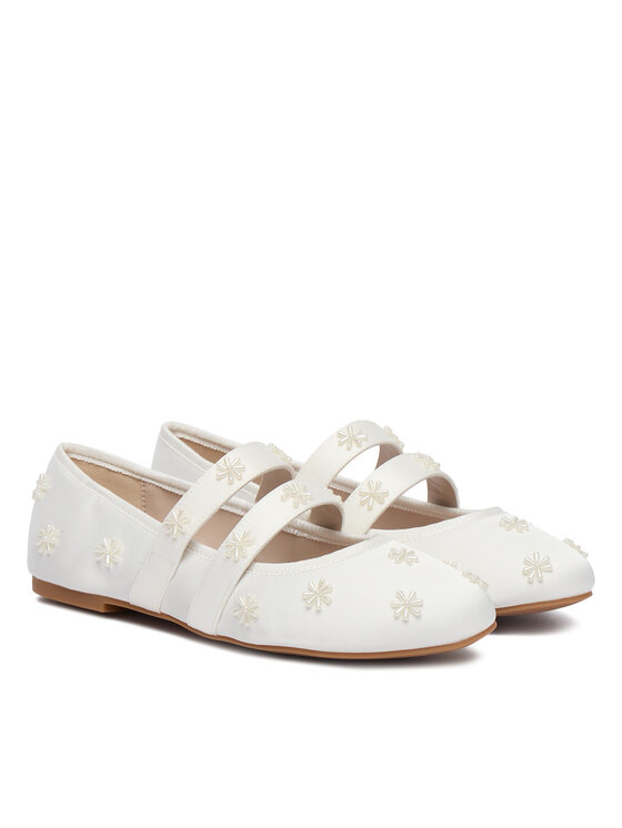 Buffalo Buffalo Ballerine Dahlia Flower Pearl 1620070 Bianco