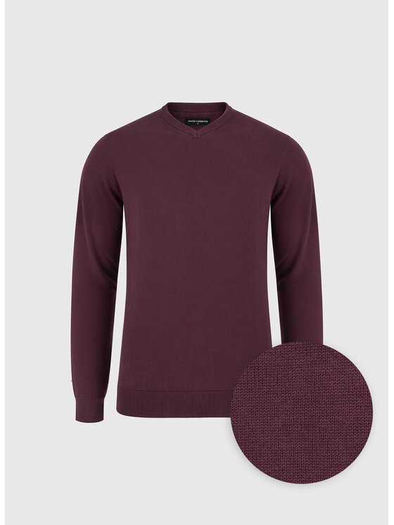 Pako Lorente Pako Lorente Sweter P26WB-2X-003 Fioletowy Straight Fit