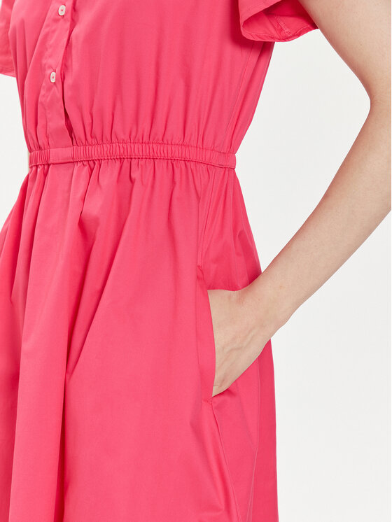 United Colors Of Benetton United Colors Of Benetton Kleid für den Alltag 4NICDV08D Rosa Regular Fit