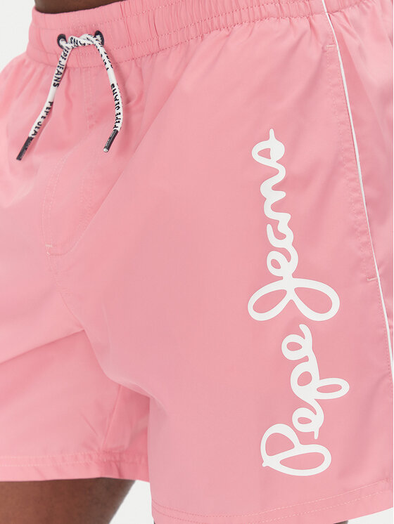 Pepe Jeans Pepe Jeans Плувни шорти Logo PMB10419 Розов Regular Fit