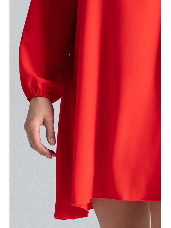 FIGL FIGL Φόρεμα M566 Κόκκινο Regular Fit