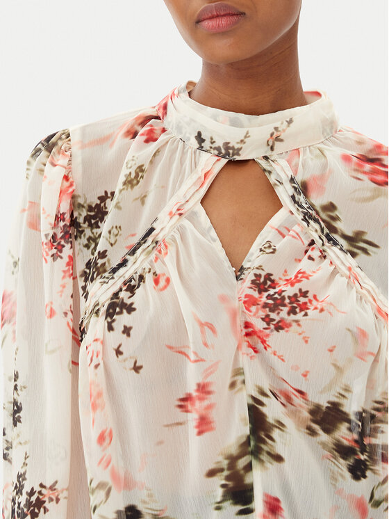 French Connection French Connection Blusa 72YEI Beige Regular Fit