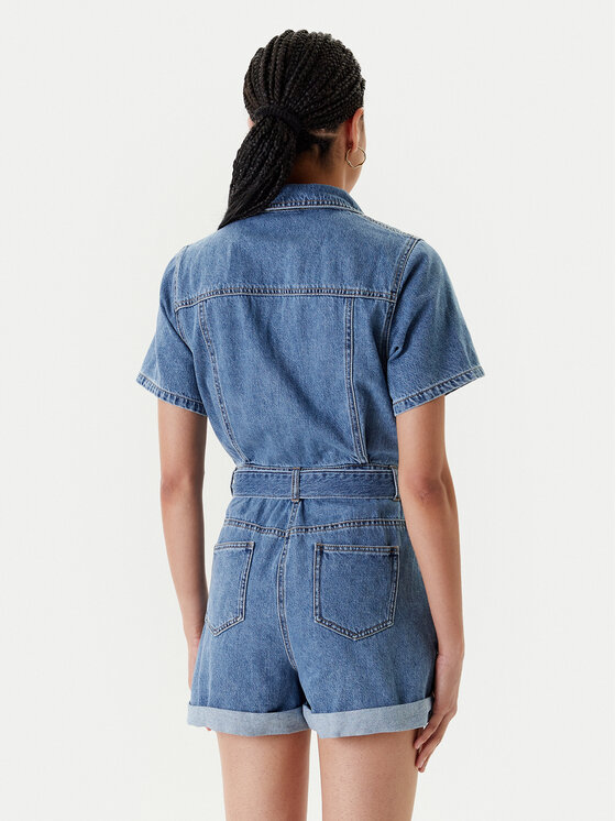 Morgan Morgan Jumpsuit 251-SHELOR Blau Slim Fit