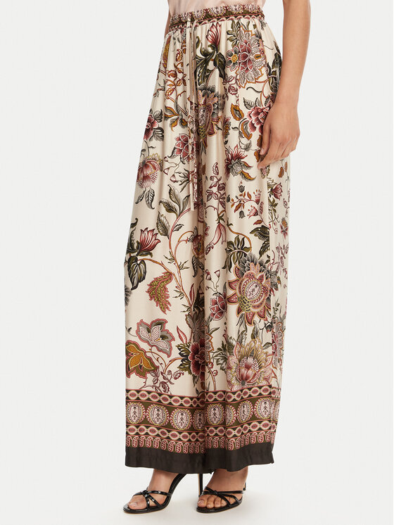 ViCOLO ViCOLO Palazzo hlače TD0829 Bež Wide Leg