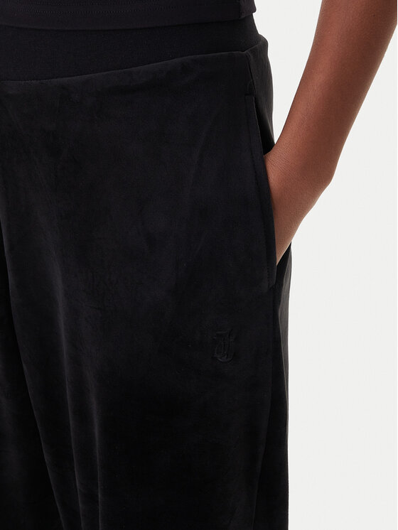 Juicy Couture Juicy Couture Pantaloni trening Davidson JCBBJ224811 Negru Regular Fit