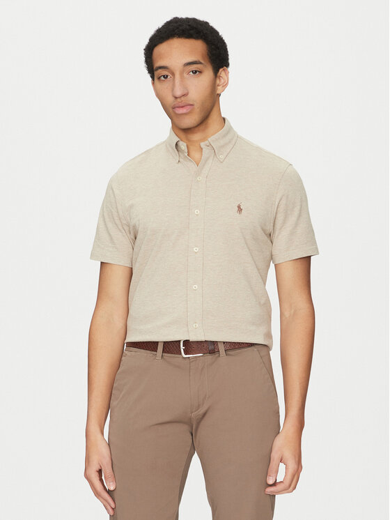 Polo Ralph Lauren Košeľa 710798291020 Béžová Regular Fit