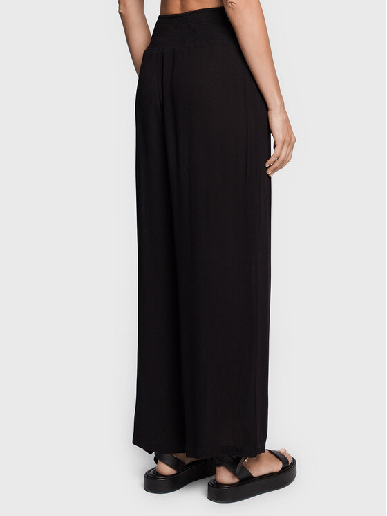 LAUREN RALPH LAUREN Lauren Ralph Lauren Kalhoty z materiálu 20151090 Černá Regular Fit