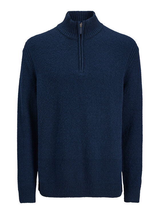 Jack & Jones Jack & Jones Πουλόβερ Point 12287316 Μπλε Relaxed Fit