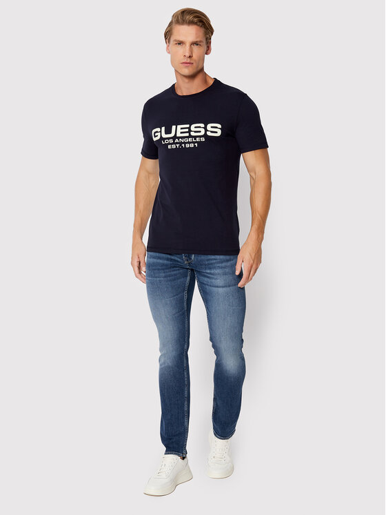 Guess Guess Jeansy M2YAN1 D4Q42 Niebieski Skinny Fit