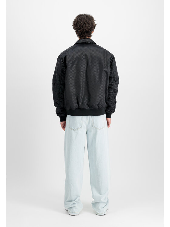 Alpha Industries Alpha Industries Kurtka bomber Coach Logo Bomber Jacket Czarny Regular Fit