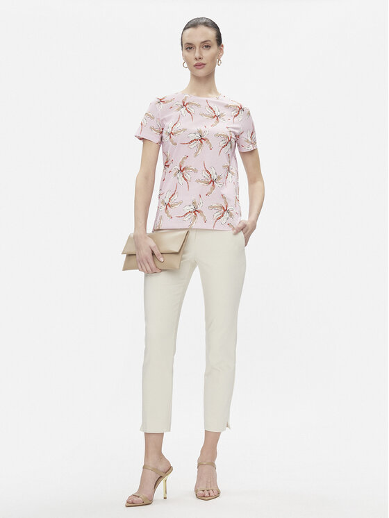Marella Marella T-krekls Corone 2413971021200 Rozā Regular Fit