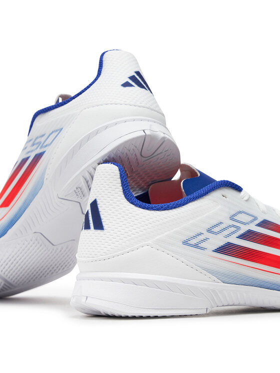adidas Buty do piłki nożnej F50 League In J IF1368 Biały