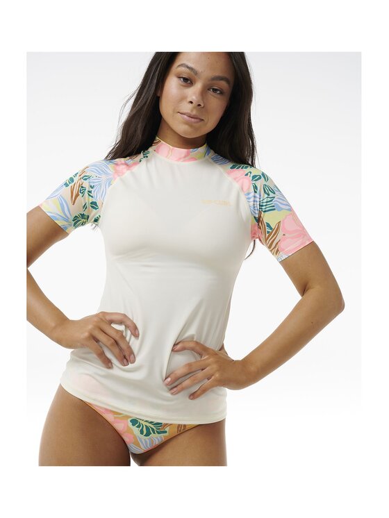 Rip Curl Rip Curl Koszulka do pływania Follow The Sun Upf 50 S/S Pomarańczowy
