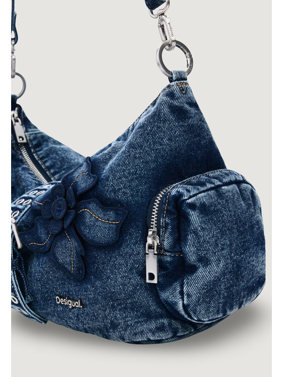 Desigual Desigual Torebka BAG_CURIO DENIM Niebieski