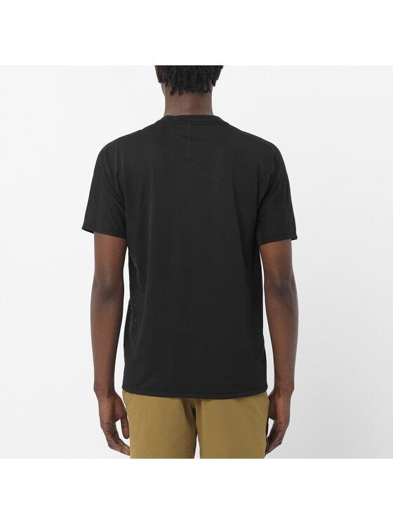 Salomon Salomon Koszulka techniczna SENSE AERO GRAPHIC Czarny Slim Fit