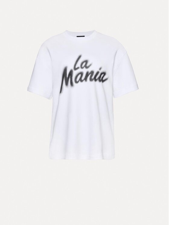 La Mania La Mania T-Shirt SOLINE Biały Basic Fit