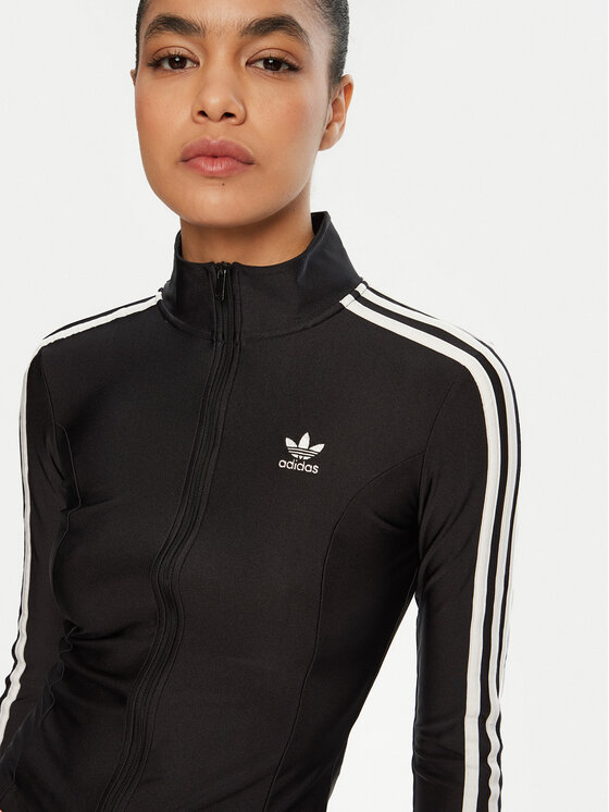 adidas adidas Μπλούζα adicolor 3-Stripes JD5025 Μαύρο Slim Fit