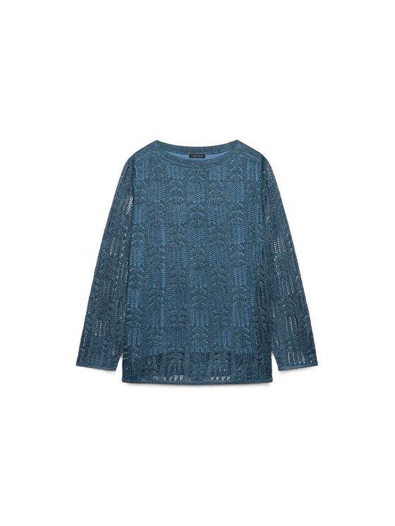 Fiorella Rubino Fiorella Rubino Sweter M496L008777N024 Niebieski Regular Fit