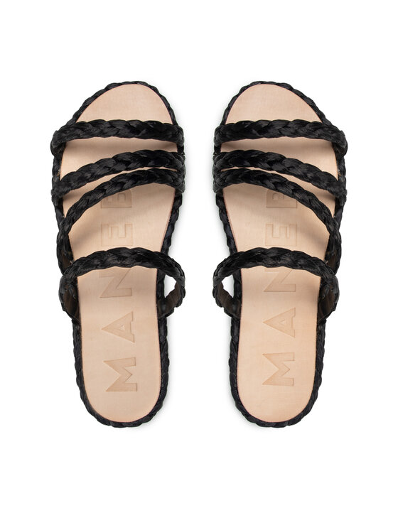 Manebi Manebi Espadrilės Rope Sandals S 3.7 Y0 Juoda