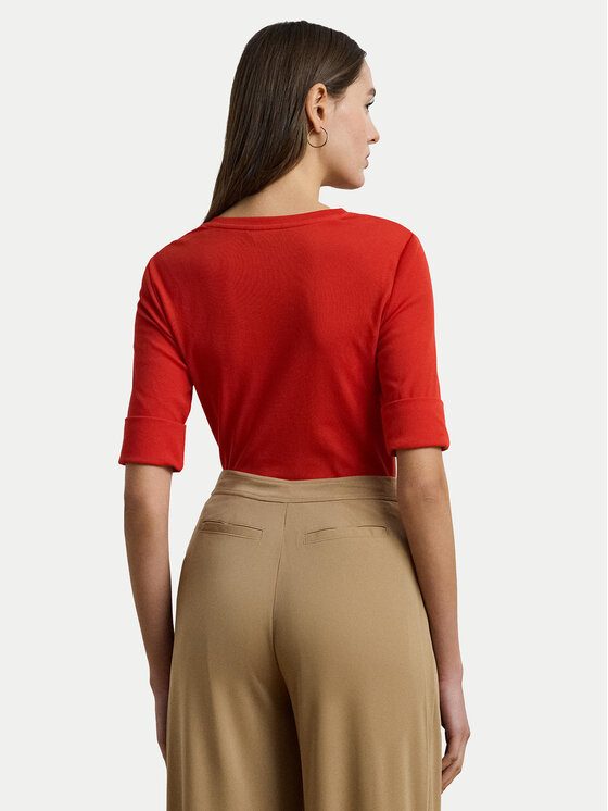 LAUREN RALPH LAUREN LAUREN RALPH LAUREN Bluse 200815843008 Rot Slim Fit