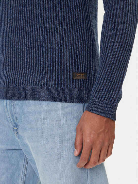 Jack & Jones Jack & Jones Svetr Dover 12278816 Tmavomodrá Regular Fit