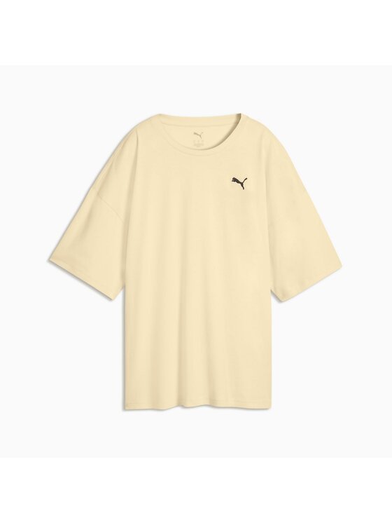 Puma Puma T-Shirt 629744 Żółty Regular Fit