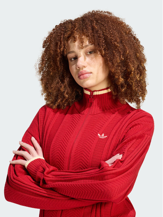 adidas adidas Bluza 165091 Czerwony Loose Fit