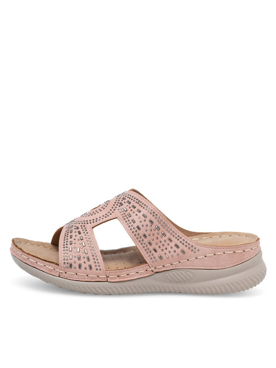 Clara Barson Clara Barson Pantoletten WYL05010-30 Rosa