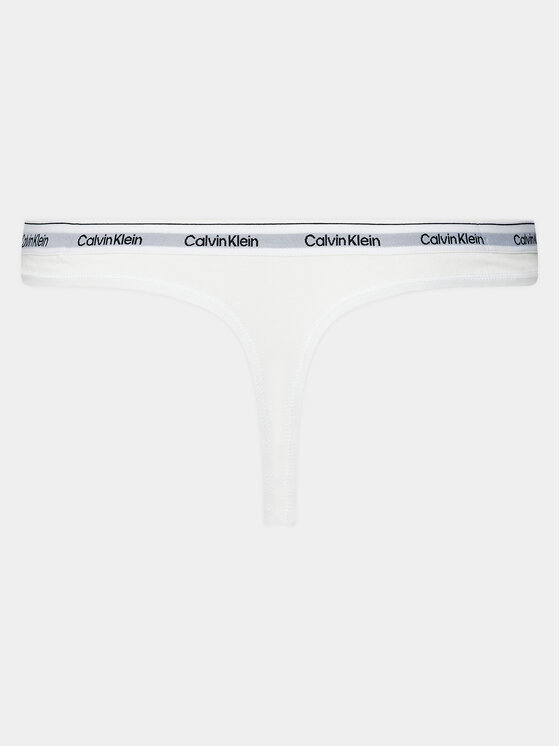 Calvin Klein Underwear Calvin Klein Underwear Stringi 000QD5043E Biały