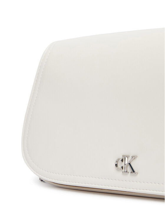 Calvin Klein Calvin Klein Rankinė Ck Curved Wallet On Chain LV04F1153G Balta