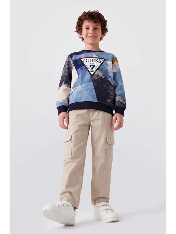 Guess Kids Guess Kids Sweter 184441 Kolorowy Classic Fit